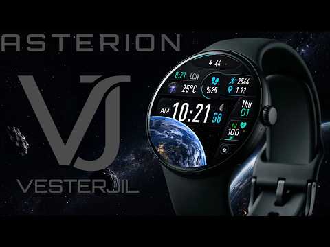 VJ-ASTERION DIGITAL WATCH FACE video thumbnail