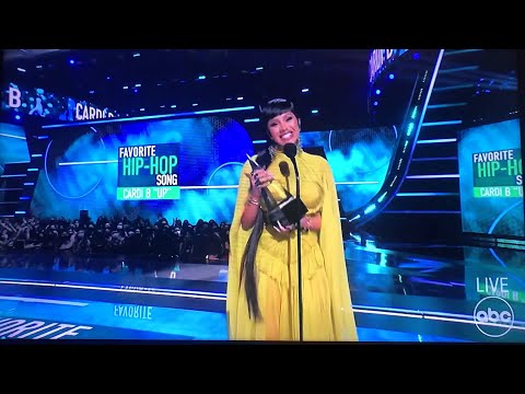 Cardi B Wins Favorite Hip-Hop Song at the 2021 American Music Awards