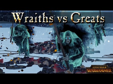 Cairn Wraiths vs Greatswords - Total War Warhammer