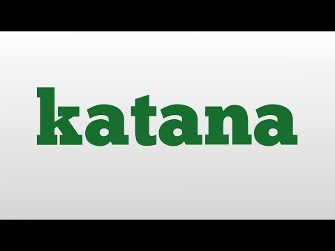 katana meaning and pronunciation