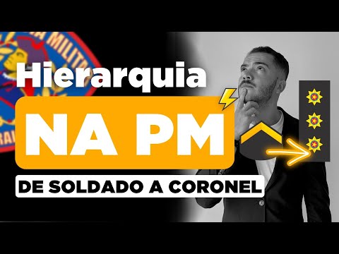 O QUE FAZER PARA IR DE SOLDADO A CORONEL NA PM ESTRUTURA HIERÁRQUICA