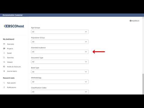 Advanced Searching On The New Ebsco User Interfaces Tutorial