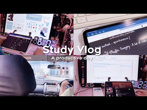 Daily Life of a student📚📐 // Productive Study Vlog , Lots and lots of studying