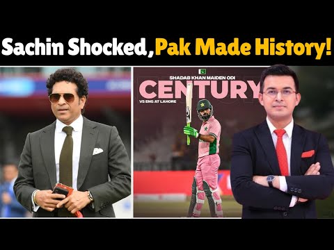 SACHIN TENDULKAR SHOCKED! Shadab Khan’s UNBELIEVABLE Century Stuns England!