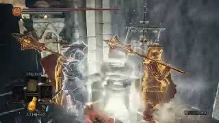 「【DARK SOULS 3】装備重量100％超え縛りカンスト攻略ボス撃破シーン！＃13！竜狩りの鎧戦！