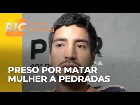 Suspeito de matar mulher a pedradas é preso; polícia investiga motivação do crime