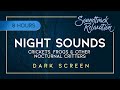 Night Sounds Dark Screen 8 Hours Of Crickets Frogs Other Nocturnal Critter Sounds