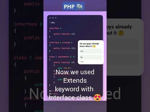 How to used Interface class in PHP #interface #php #codewithsushil