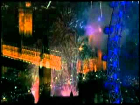 London Fireworks 2012 New Years Eve Display HD ad HQ !!!