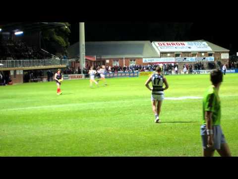 Norwood's Simon Phillips marks and goals. 15 May 2015