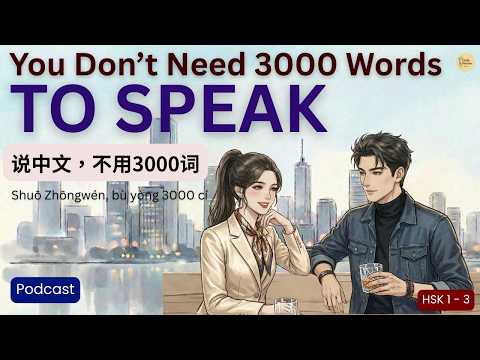 [HSK 1- 3] You Don't Need 3000 WORDS to Speak