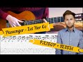 Passenger - Let Her Go Guitar Tutorial Fingerstyle TAB
