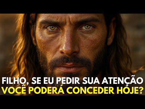 DEUS DIZ: FILHO, SEU EU PEDIR SUA ATENÇÃO, VOCÊ PODERIA ME CONCEDER HOJE ?