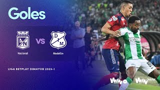Nacional vs. Medellín (goles) | Liga BetPlay Dimayor 2023- 1 | Fecha 10