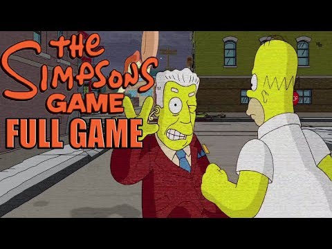 The Simpsons Game Full Gameplay Walkthrough ( Full Game ) No Commentary