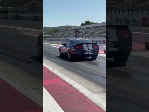 Testing out my Bone STOCK 2012 GT500 w/ Welds Drag Pack #trackpack #weldsRTS71 #pomonaDrag #MT