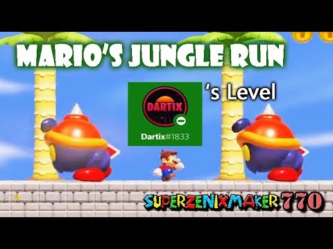 DARTIX'S JUNGLE RUN LEVEL MADNESS - Super Mario Maker 2