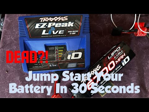 Jump Start Dead Traxxas Lipo Batteries In 30 Seconds