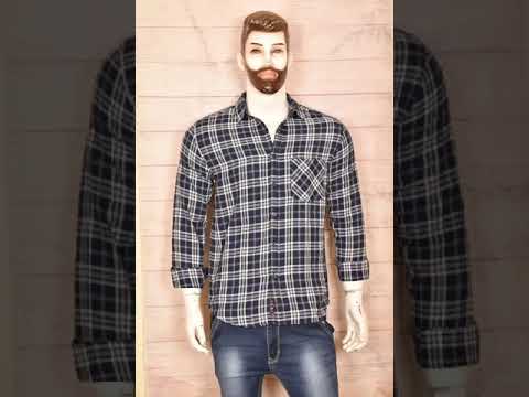 Dj cotton mens check shirts, size: 38 40 42 44