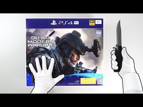 PS4 Pro "Modern Warfare Edition" Console Unboxing - Playstation 4 Exclusive Survival Mode