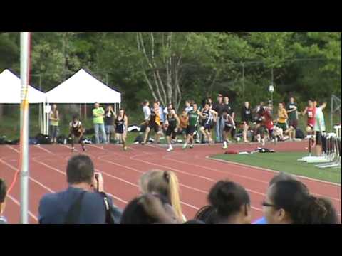 R18 MHS Boys spring track 2012 4x100 relay Hockomock Championshi