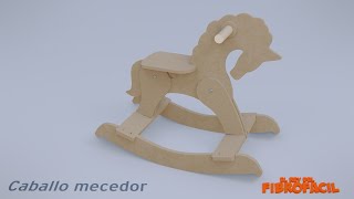 Video de Caballito Mecedor de Madera Infantil