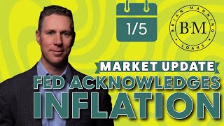 Fed Acknowledges Inflation // Friday Market Update: January 5th 2024 with BRIAN MANNING