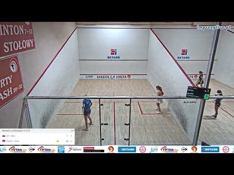 Nika Urh 🇸🇮 - 🇳🇴 Irene Fossen ESF European Individual Closed Squash Championship 2023