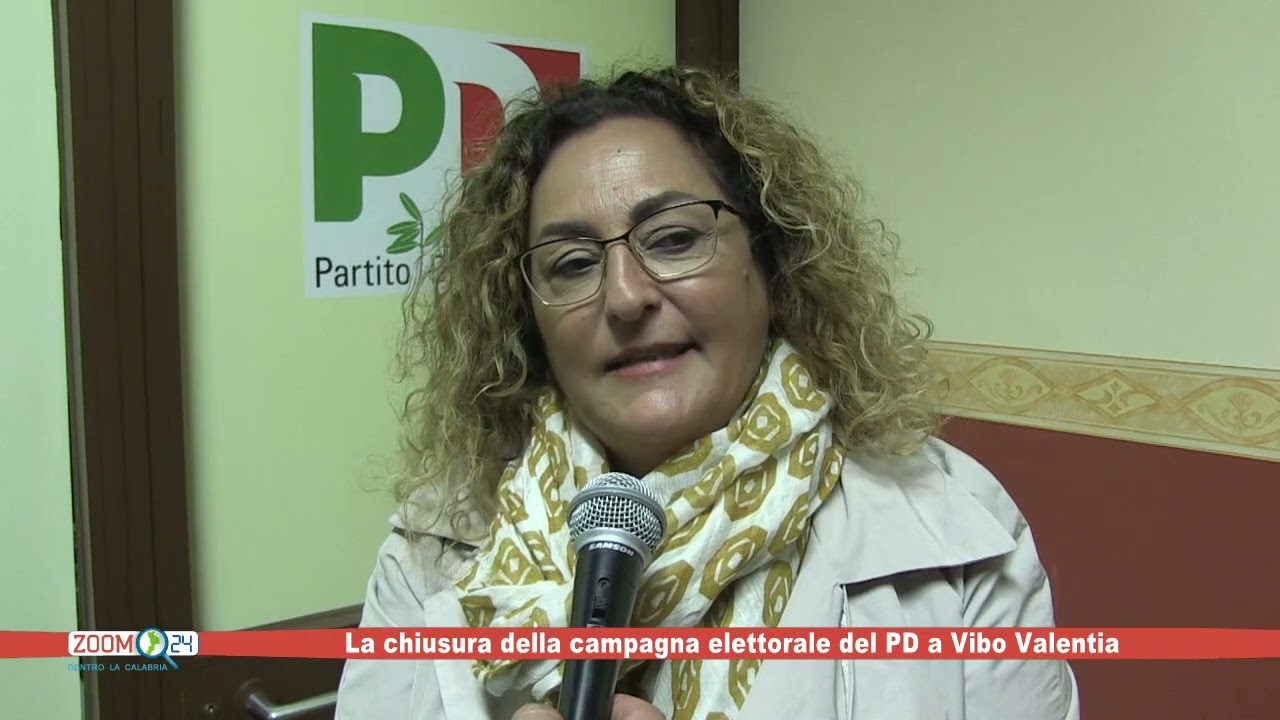 Vibo, il Pd chiude la campagna elettorale in via Argentaria (VIDEO)