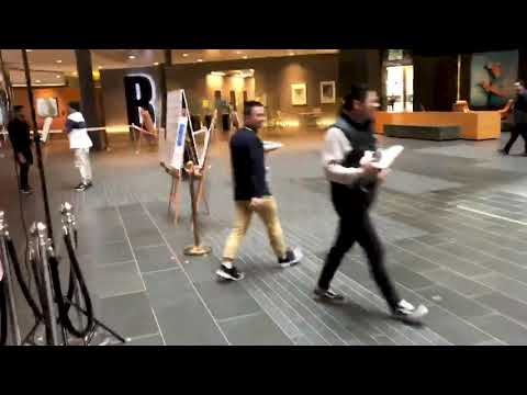 Walking through ANZ headquarters during COVID-19