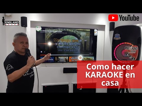 Como hacer Karaoke en casa con tu Smart TV y parlante