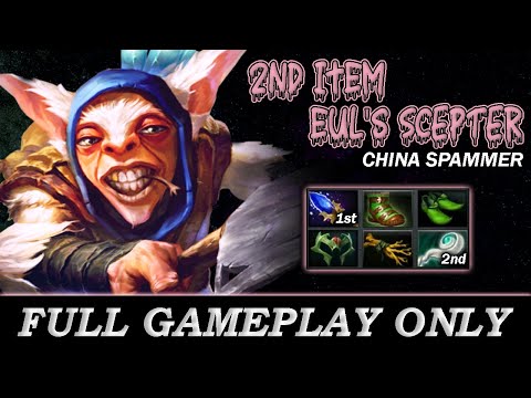 this is how china spammer uses Eul's Scepter to save himself from DANGER - Full Gameplay Meepo #304