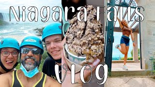 VLOG: few days in Niagara Falls, ziplining, helicopter, food | Jasmine M