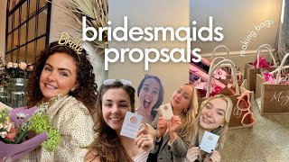 asking my bridesmaids | making bridesmaid proposal boxes ✨