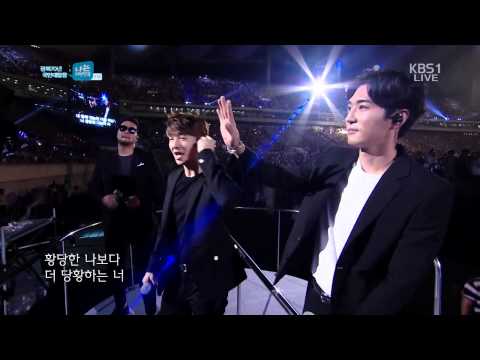 [150815] EXO & god - Sunset Glow @ KBS I Am Korea