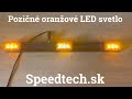Bočné obrysové svetlo LED 12/ 24V - oranžové (360x31mm) - Video Youtube