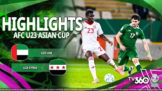HIGHLIGHTS U23 UAE VS U23 SYRIA: SAI LẦM CHÍ MẠNG, TRẬN ĐẤU QUÁ NHIỀU BIẾN SỐ | U23 CHÂU Á 2026