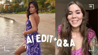 AI Photoshop Image edit + Q&A