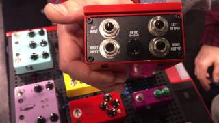 Video thumbnail for JHS Seesaw Volume Pedal / Tuner @ Anaheim NAMM 2016 by thesooze