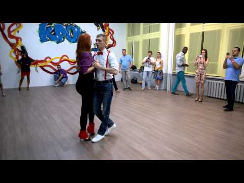 Andrei Zhulid & Kristina Shatalova - Kizomba lesson 1