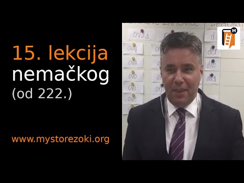 Nemački jezik: 15. lekcija