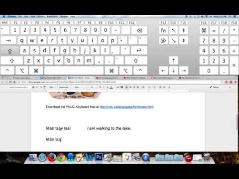 How to type in Yukon First Nations Languages – Sean Wilkinson