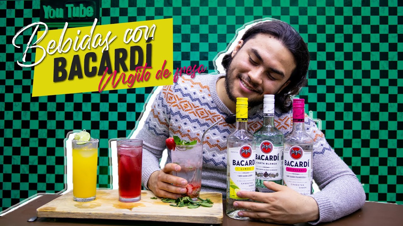 Bebidas con BACARDÍ | Mojito de Fresa 🍓