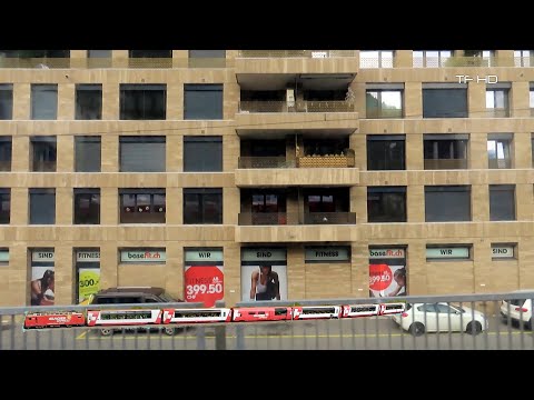 Zug Mitfahrt Andermatt - Chur , Chur West - Chur , Train ride, Viagem de trem