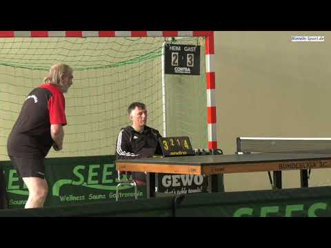 Tischtennis 1. Bezirksklasse Herren – TSG Ahe-Kohlenstädt - TSV Rinteln-Todenmann II 4:9