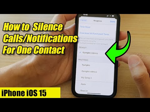How to Mute a Contact to Silence Calls, Messages & Notifications For That Person on iPhone IOS 15