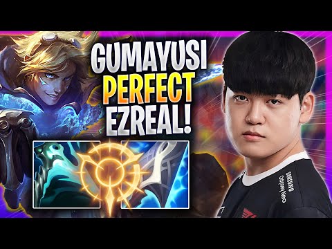 GUMAYUSI PERFECT GAME WITH EZREAL! - T1 Gumayusi Plays Ezreal ADC vs Caitlyn! | Season 2023