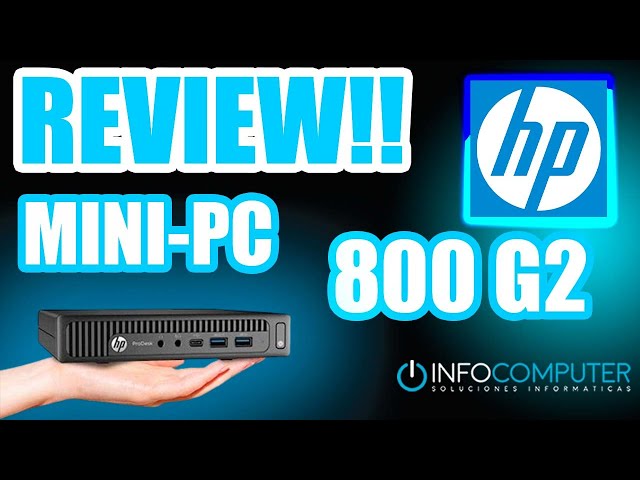 Vídeo relacionado con HP Mini PC Computer Desktop EliteDesk 800 G2, Procesador Core i5-6400T, Memoria RAM 8GB, Disco SSD 240GB, Win 11 Pro (Reacondicionado)