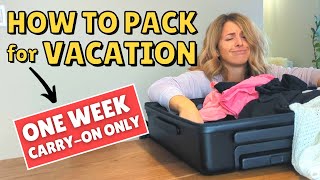 Packing Made Easy: How to Pack Your Carry-on (tips, tricks & hacks)