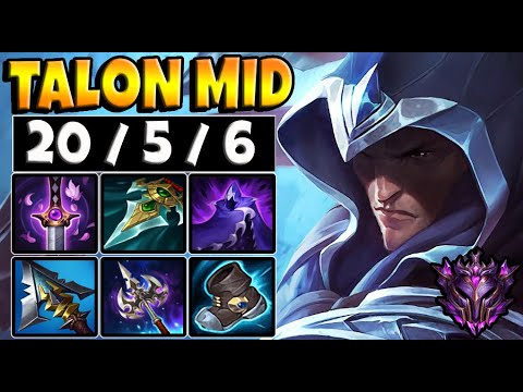 Talon MID vs Lucian [ OTP ] Lol Korea Master Patch 11.22 ✅